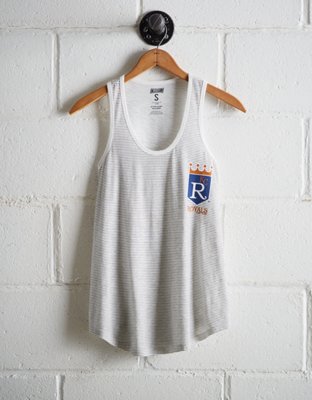 Tailgate Women's Kansas City Striped Scoop Neck Tank - Free Shipping & Returns