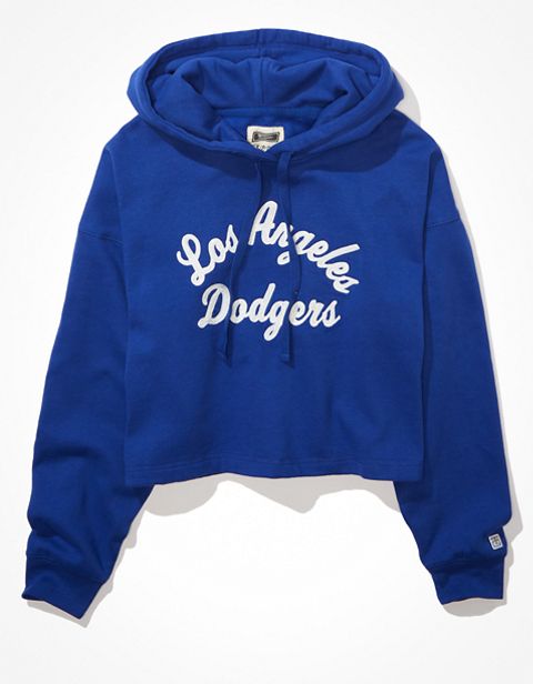 Женские худи American Eagle Tailgate Women's Los Angeles Dodgers Cropped