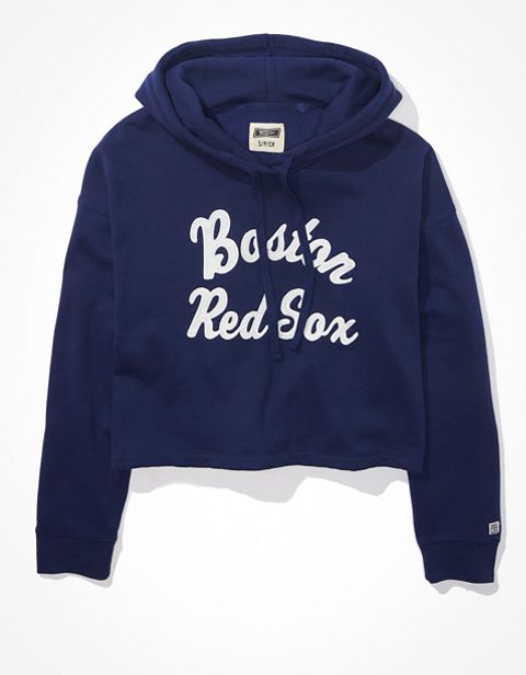 Женские худи American Eagle Tailgate Women's Boston Red Sox Cropped