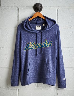 Tailgate Women's Milwaukee Brewers Plush Hoodie - Free Shipping & Returns