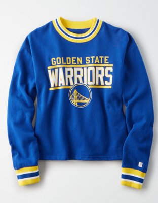 golden state warriors crop hoodie