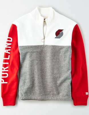 ae colorblock half zip sweatshirt