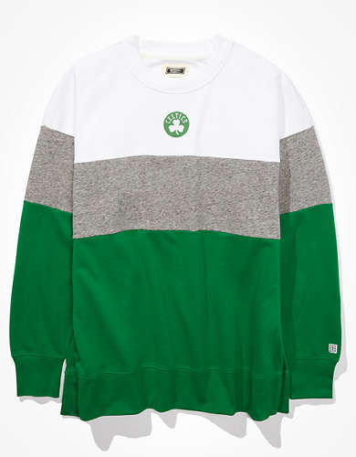 Tailgate Women's Boston Celtics Colorblock Sweatshirt