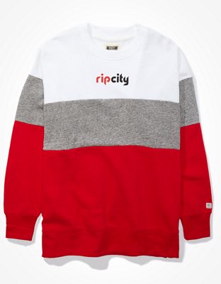 Tailgate Women's Portland Trail Blazers Colorblock Sweatshirt