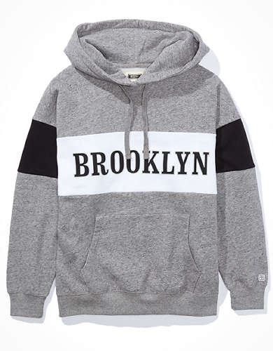Tailgate Women's Brooklyn Nets Colorblock Hoodie