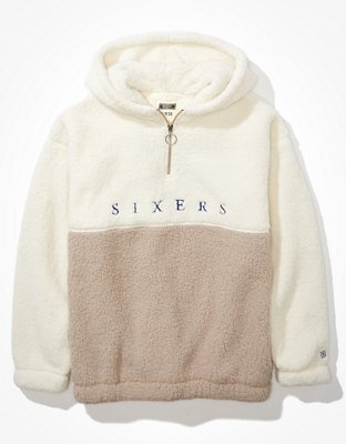 cream 76ers hoodie