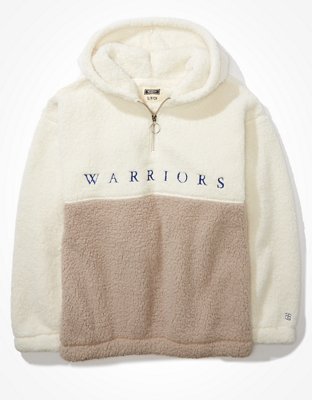 Tailgate Women's Golden State Warriors Colorblock Sherpa Hoodie