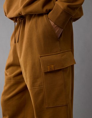 Мужские брюки American Eagle Timberland x AE Cargo Box Fit Sweatpant — фото 2