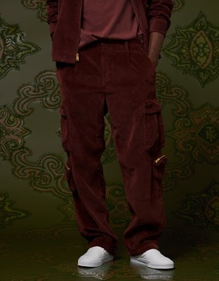 AE x Tru Kolors Relaxed Corduroy Cargo Pant | American Eagle