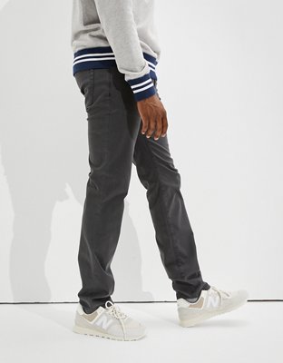 Мужские джинсы American Eagle AE Flex Soft Twill Original Straight Pant — фото 4