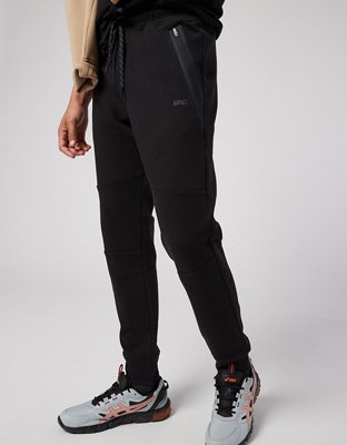 Black Sweatpants for Tall Guys: Men's Tall Fleece Black Jogger – American  Tall