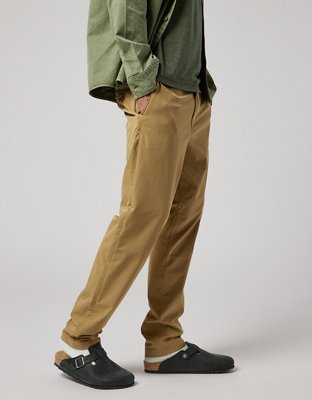 Мужские брюки American Eagle AE 24/7 Athletic Fit Tech Khaki Pant — фото 4