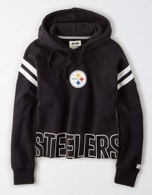 steelers crop top hoodie