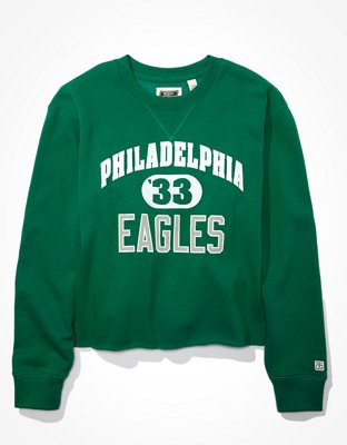 philadelphia eagles women's crewneck sweatshirt