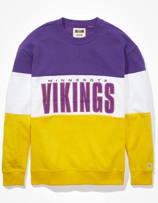Tailgate Women S Minnesota Vikings Colorblock Sweatshirt