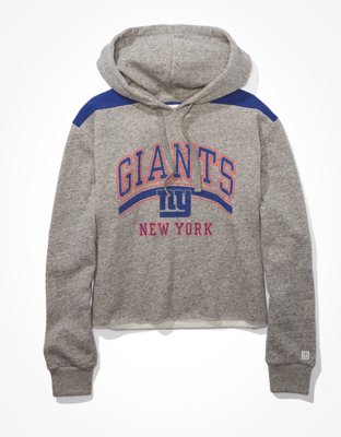 Tailgate Women's NY Giants Cropped Hoodie