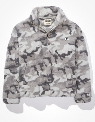 grey sherpa sweatshirt