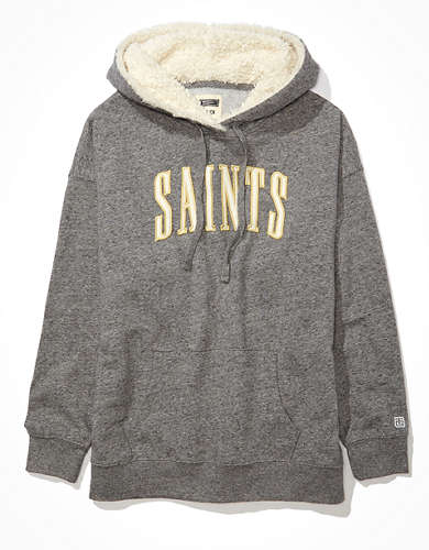 Tailgate Women's New Orleans Saints Sherpa-Lined Hoodie