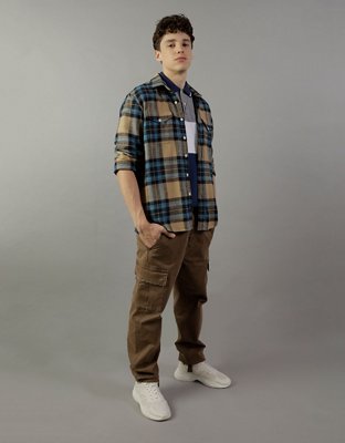AE Standard Fit Flannel Shirt