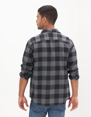 AE Super Soft Plaid Flannel Shirt