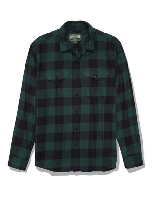 AE Super Soft Camisa de flannel de diseño escocés