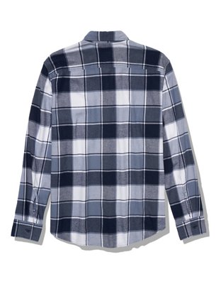 AE Super Soft Plaid Flannel Shirt