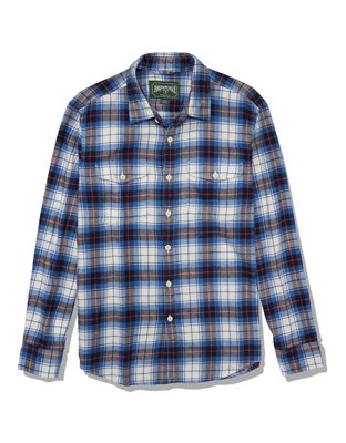 AE Super Soft Camisa de flannel de diseño escocés