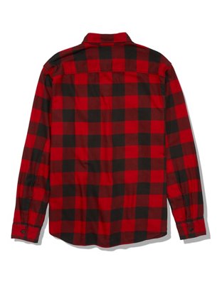 AE Super Soft Plaid Flannel Shirt