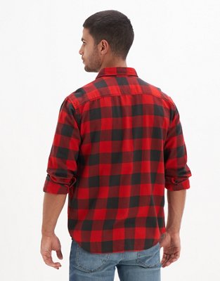 AE Super Soft Plaid Flannel Shirt