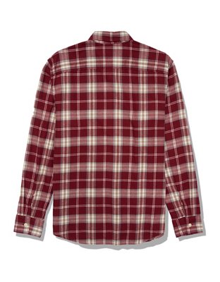 Мужские рубашки American Eagle AE Super Soft Flannel Shirt — фото 4