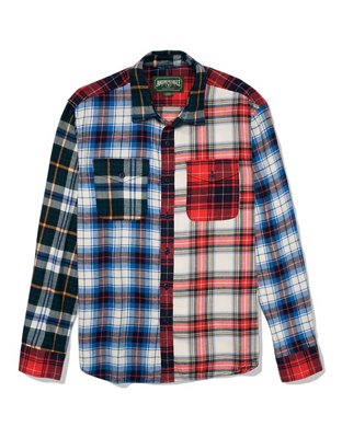 AE Super Soft Mixed Print Flannel Shirt