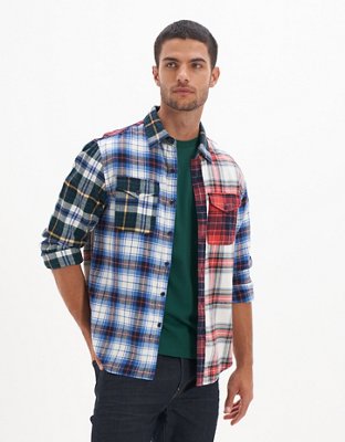 AE Super Soft Mixed Print Flannel Shirt