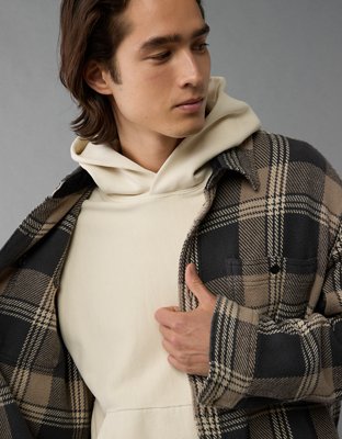 AE Textured Flannel Shirt