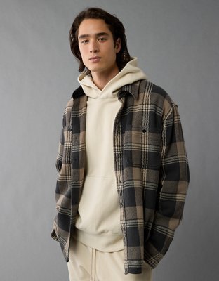 AE Textured Flannel Shirt