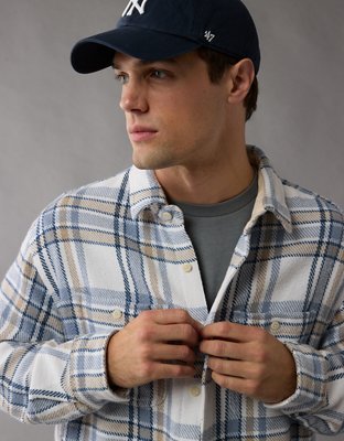 AE Textured Flannel Shirt