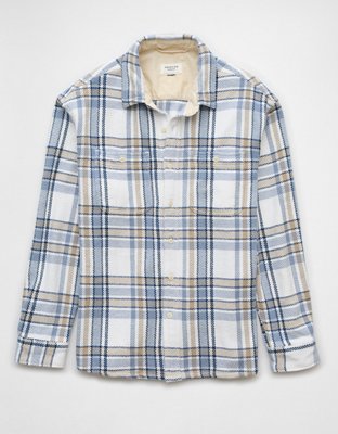 AE Textured Flannel Shirt