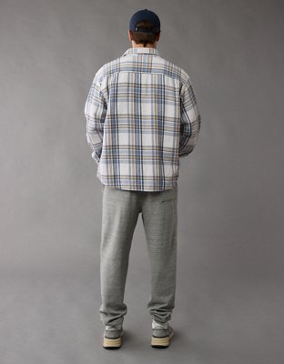 AE Textured Flannel Shirt