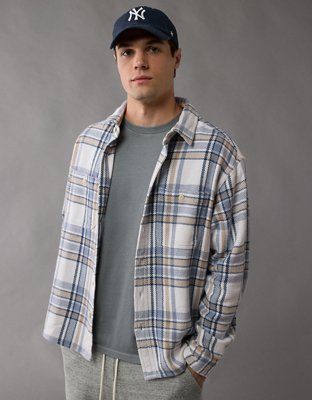 AE Textured Flannel Shirt