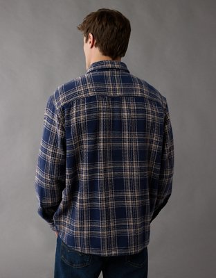 AE Textured Flannel Shirt