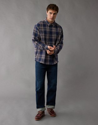 AE Textured Flannel Shirt