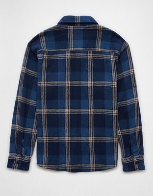 AE Textured Flannel Shirt