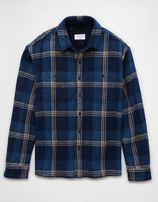 AE Textured Flannel Shirt