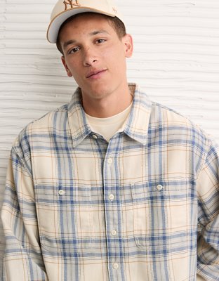 AE Textured Flannel Shirt