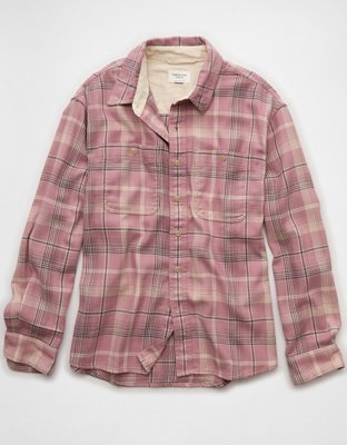 AE Textured Flannel Shirt