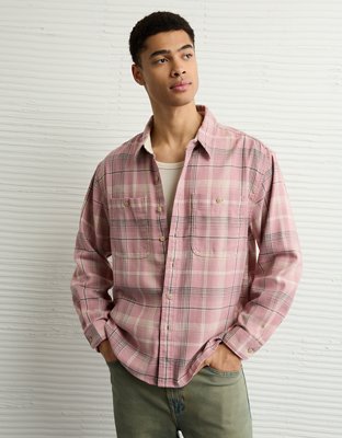 AE Textured Flannel Shirt