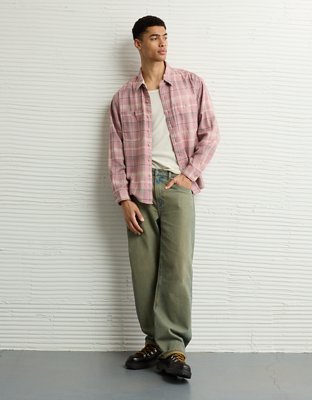 AE Textured Flannel Shirt