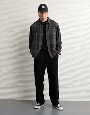 AE Textured Flannel Shirt