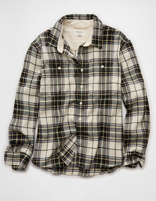 AE Textured Flannel Shirt