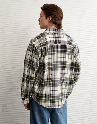 AE Textured Flannel Shirt