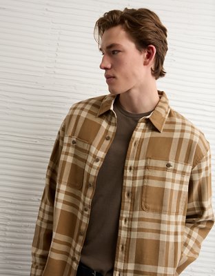 AE Textured Flannel Shirt